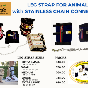 Leg Strap with Stainless Chain Connector