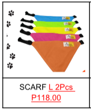 SCARF L 2Pcs